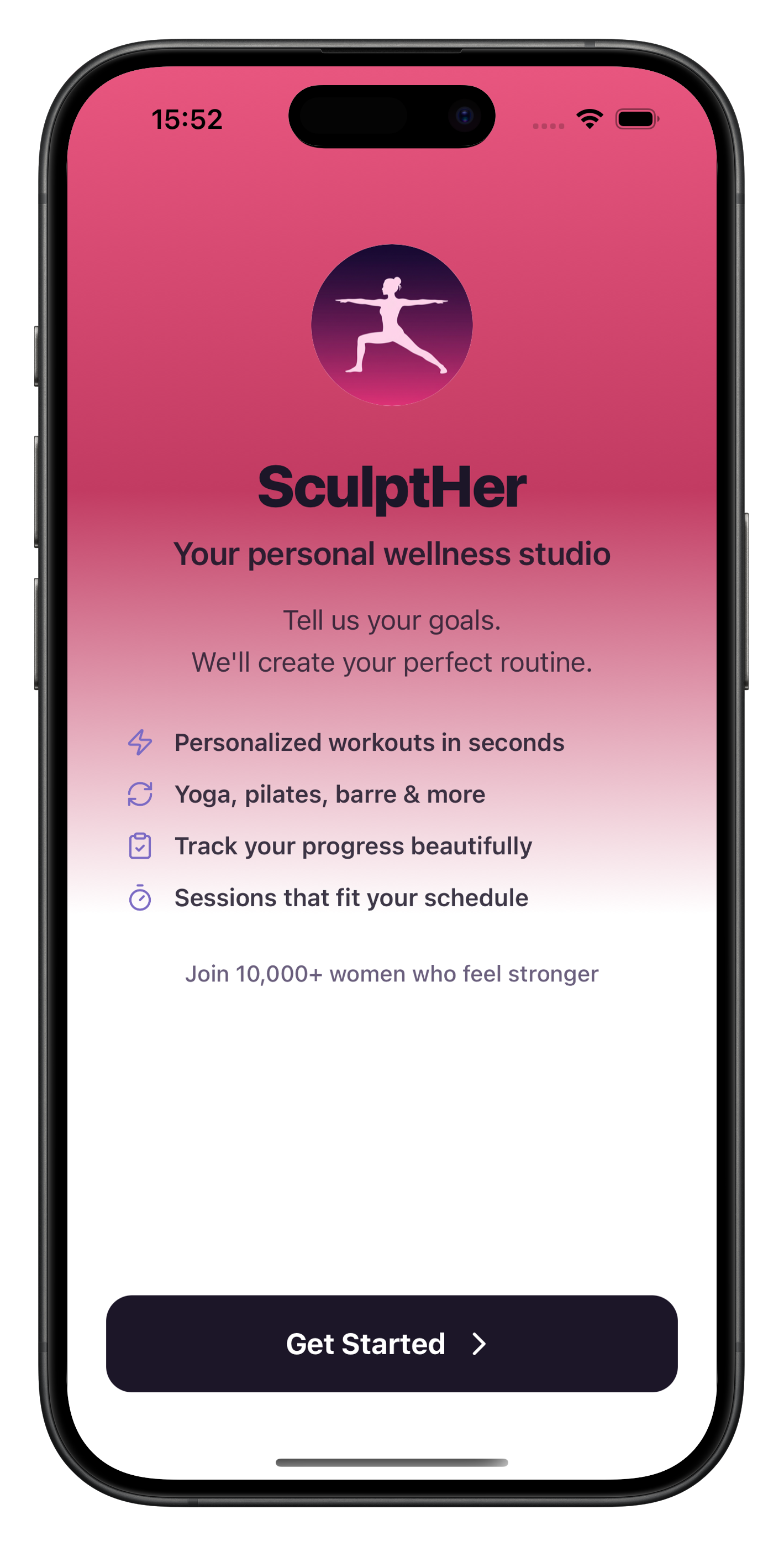 SculptHer App Screenshot